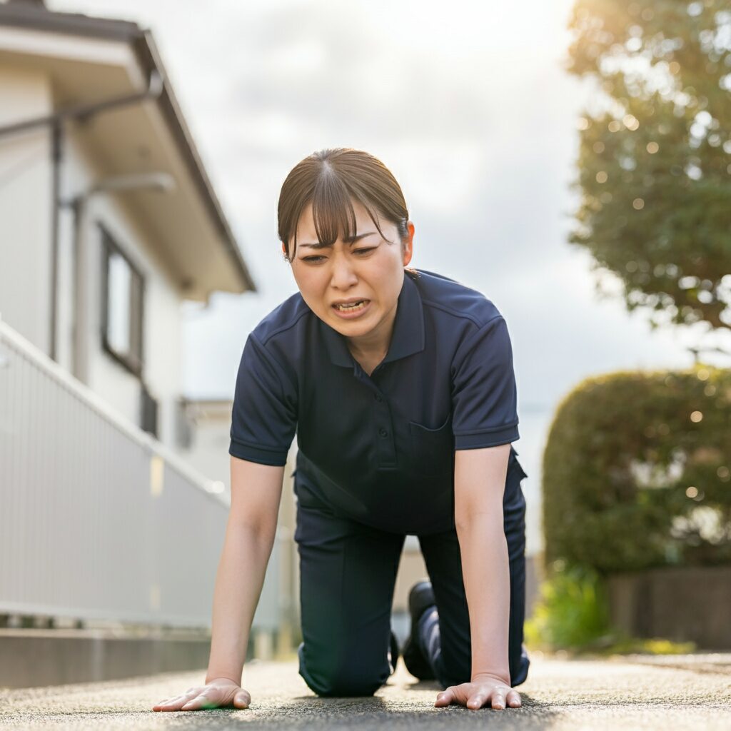 絶望する介護職員